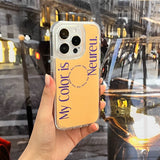 マイカラーケース / My Color Case (Yellow Jelly Hard)