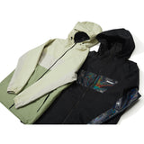 ラインブロックフーディージャケット/BSR2223FWJK029 LINE BLOCK HOODED JACKET CREAM KHAKI