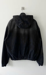 Aceite set up denim hood jacket