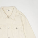 オーバーフィットアイボリーデニムジャケット/ OVER FIT IVORY DENIM JACKET [6679]