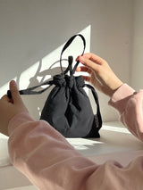 Strap string pouch-basic