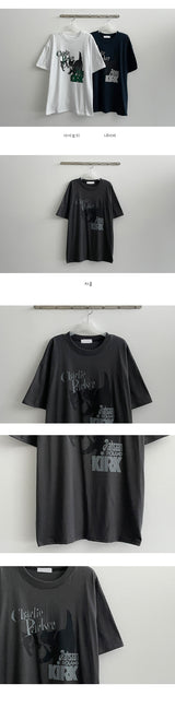 トールキャットショートスリーブTシャツ / Tall cat short sleeve T-shirt