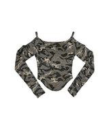 PNFメイド ビンテージカーモトップ / PNF made Vintage Camo Top