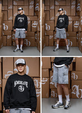 [24SS] AE LOGO SYMBOL SWEATSHIRT BLACK