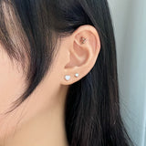 リボンパールピアスセット/[5 set] Ribbon Pearl Piercing Set