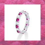 ラビーラバーリング/ Ruby Lover Ring (silver)