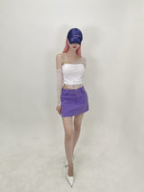 サマーウェーブメッシュトップ/432. Summer wave mesh top (bk, wh, pk)