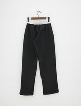 カラーコンビネーションレタリングブラッシュトレーニングパンツ / Color combination lettering brushed training pants (3color)