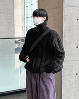 フィッシャージップアップニット