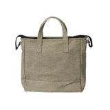 スラブバイオ ウォッシングキャンバスバッグ/SLUB BIO-WASHING CANVAS BAG-KHAKI