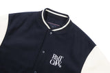 エッセンシャルロゴバーシティジャケット / ESSENTIAL LOGO VARSITY JACKET_NAVY