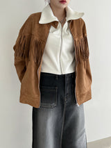 ヒッピーフリンジジャケット/Hippie Fringe Jacket (2color)