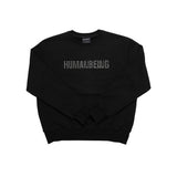 HUMANBEING RHINESTONE CREWNECK SWEATSHIRTS (2color) (6674954387574)