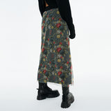 Mesh Sweat Skirt [Gray Rose]