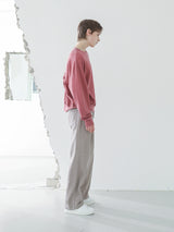 ピグメントワイドデニムパンツ / M188 PIGMENT WIDE DENIM PANTS_BROWN