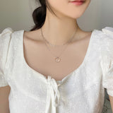 クリアムードレイヤードネックレス / clear mood layered necklace