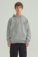 ビッグ Uロゴ パーカー グレー / BIG U LOGO HOODIE [GREY] (4414562205814)