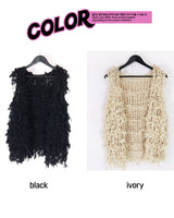 grunge layered open cardigan (2 color) (6680315363446)