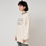 CHILDLIKE PRINTED LONG SLEEVE, IVORY