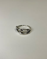 ツイストチェーンリング / twist chain ring (925silver)