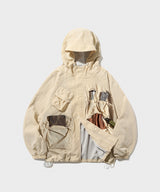 マルチポケットフードジャンパー/Multi Pocket Hooded Jumper (Sand)