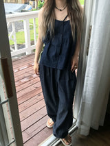 Cherish denim set up sleeveless