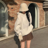 [BELLIDE MADE] Hug napping boxy loose fit hoodie