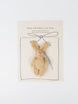 Cosymosy 'For you' Bunny Keyring Card - 5 Color