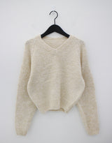 チョイスカラーV-ネックニット / Choice Color V-Neck Knit (6color)