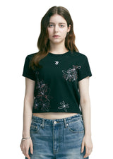 [ARTIST EDITION] TCP X JUNYEONG GWAK FLOWER CROPPED TEE