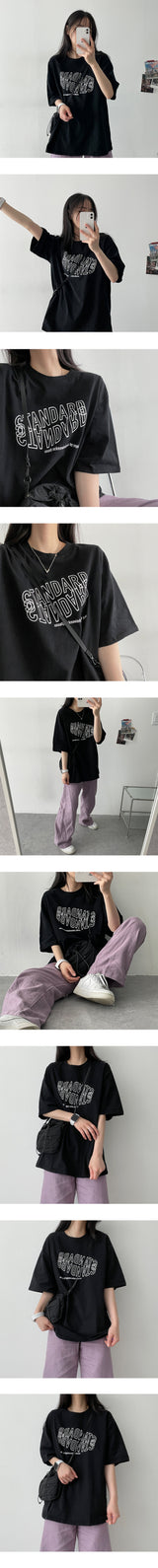 スタンプドショートスリーブシャツ / a stamped short-sleeved shirt