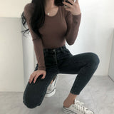 フリースドスクープネックトップ / Fleeced Scoop Neck Top