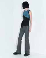 チェーンリンクレイヤードトップ / Chain Link Layered Top _ Teal