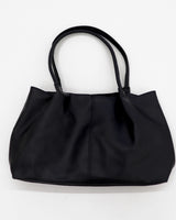 Senko Pleated Incision Leather Shoulder Bag