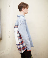 ドッキングデニムシャツ / DOCKING DENIM SH (4578044641398)