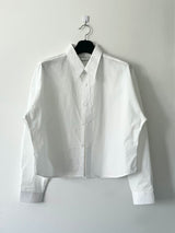ミニマルビッグカラークロップドシャツ (Unisex)