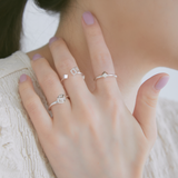 Cube Open Ring