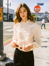 フリルスモックブラウス / Frill Smocks blouse