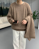 アルパカマフラーニットセット / BL Alpaca Muffler Knit Set (4 colors)