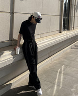 22サマーシルクＴシャツ/22summer silk T-shirt (11 color)