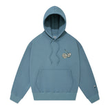 [FREE GIFT]キルシー ミドル チェリー フーディー プルーオーバー パーカー / MIDDLE CHERRY PATCHWORK HOODY KA [GREEN BLUE] (6592888078454)