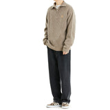 クレストハーフジップニット / CREST HALF ZIP KNIT