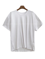 Scoop Neck Half Sleeve T-Shirt (6693246435446)