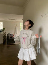 Pink Bow Sweatshirt