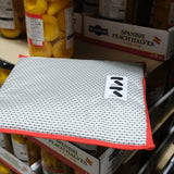  Fluffy Shield for iPad Pouch White&Red (12.9"inch)