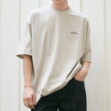 クロッフルKKAHO Tシャツ/Croffle KKAHO T51 Light Gray (6566889554038)