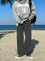 テイルバックピンタックデニムパンツ / TAIL BACK PINTUCK DENIM PANTS
