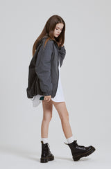 RIPSTOP 2WAY ZIP-UP JACKET [S.GREY] (6613804286070)
