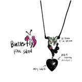 Butterfly pink sand