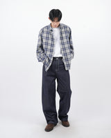 アクとノンフェードワイドデニムジーンズ / act non-fade wide denim jeans 3color